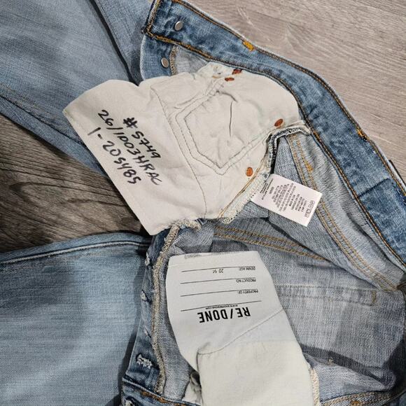 NWT RE/DONE Levi's High Rise Ankle Crop Jeans - Picture 8 of 9